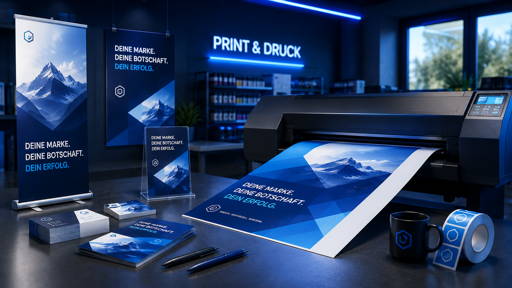 Print & Druck – Visitenkarten, Flyer & mehr | HostingTime