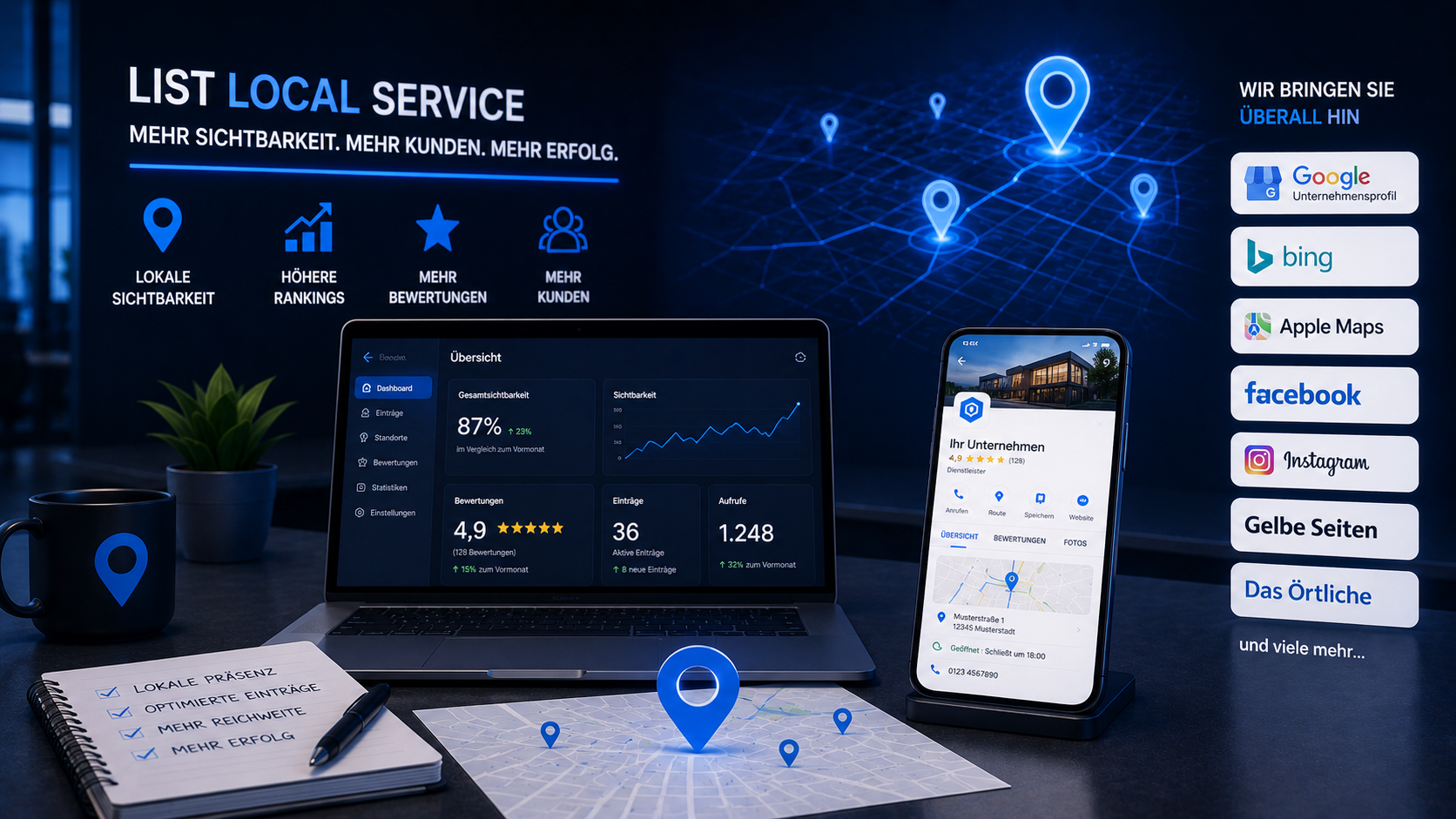 Weblist – Local Listing Service für bessere lokale Sichtbarkeit | HostingTime